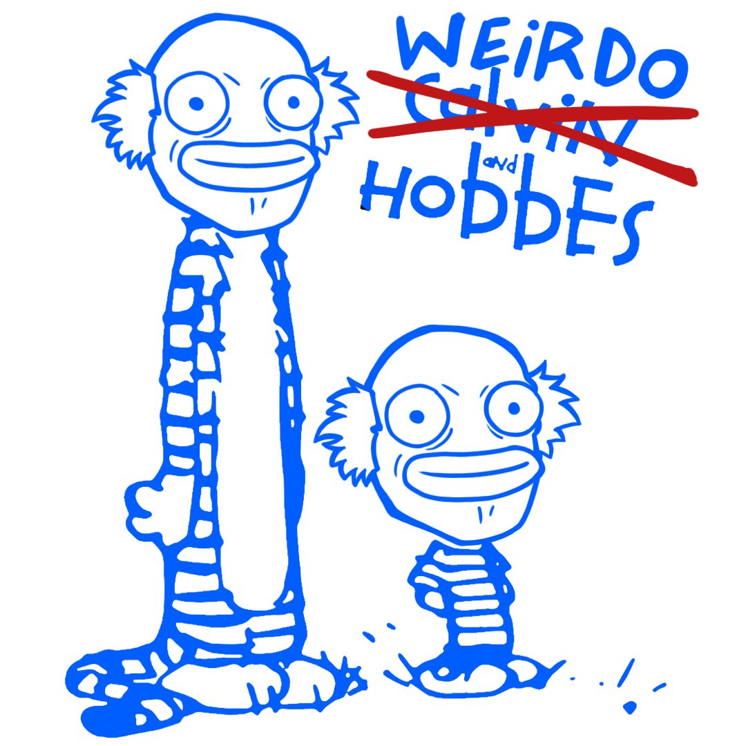 Happy Saturday Weirdos!

Remember to disconnect—touch some grass, maybe hop into the ‘Weirdo and Hobbes’ comic book!

$WEIRDO