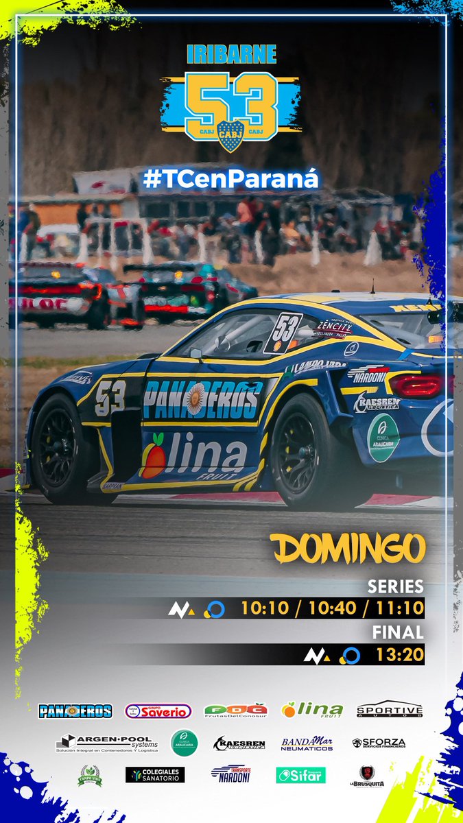IribarneFede's tweet photo. Todo listo para el #TCenParana! 🔥

👉 Estos son los horarios para la máxima. 

Toda la actividad la pueden seguir a través de la @TV_Publica , @canaldeportv y @motorplaytv como ya es tradición!

-
-

📱 @mtintegralpress | 📸 GN Films. https://t.co/eq6K3OqAZC