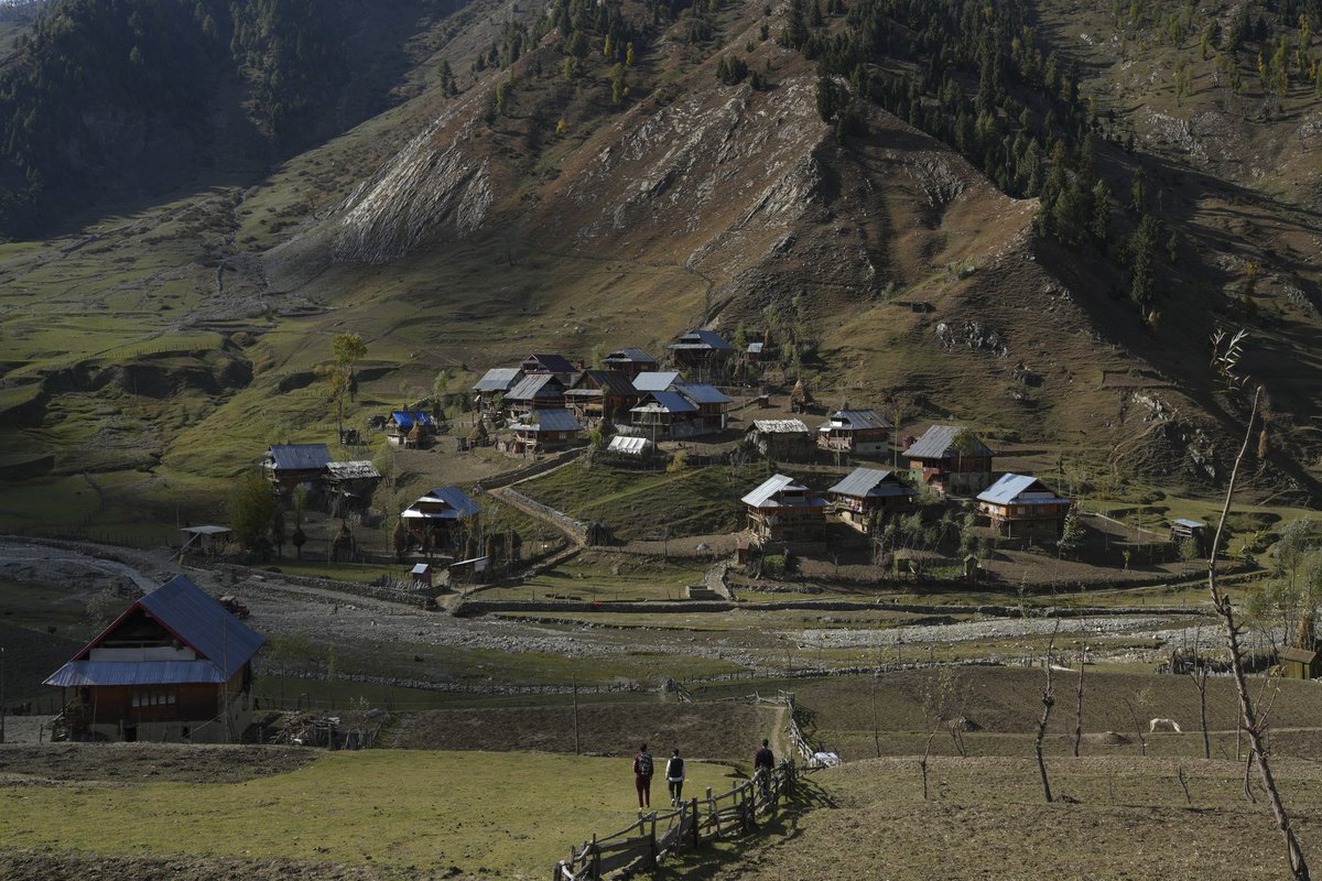 Last autumn, I discovered the serene beauty of Ringballa, a small hamlet nestled in Kupwara's Machil area. The hour-long hike to reach this hidden gem was filled with stunning views, including glimpses of the majestic Nanga Parbat peak. Each step brought me closer to tranquility.
