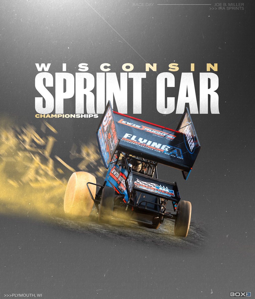 <a href="/JoeBMotorsports/">Joe B. Miller</a> picked up an 8⏩️5 run last night at MTS! He’ll follow the <a href="/IRA_sprints/">IRA Sprints</a> to <a href="/plymouth_dirt/">The Plymouth Dirt Track</a> tonight where the series will crown a champion!

⏰: 5PM Hot Laps
📺: <a href="/FloRacing/">FloRacing</a> 
⏱️: <a href="/MyRacePass/">MyRacePass</a> 

Lewis Trucking | Flying A Motorsports | Milestone Home Services |