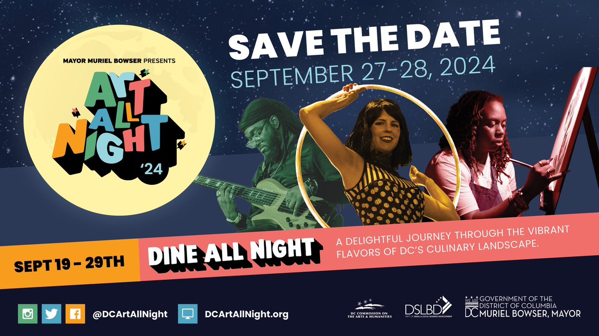 Art All Night is back for night 2 across all eight wards!

Find an activation near you and we'll see you there ➡️dcartallnight.org