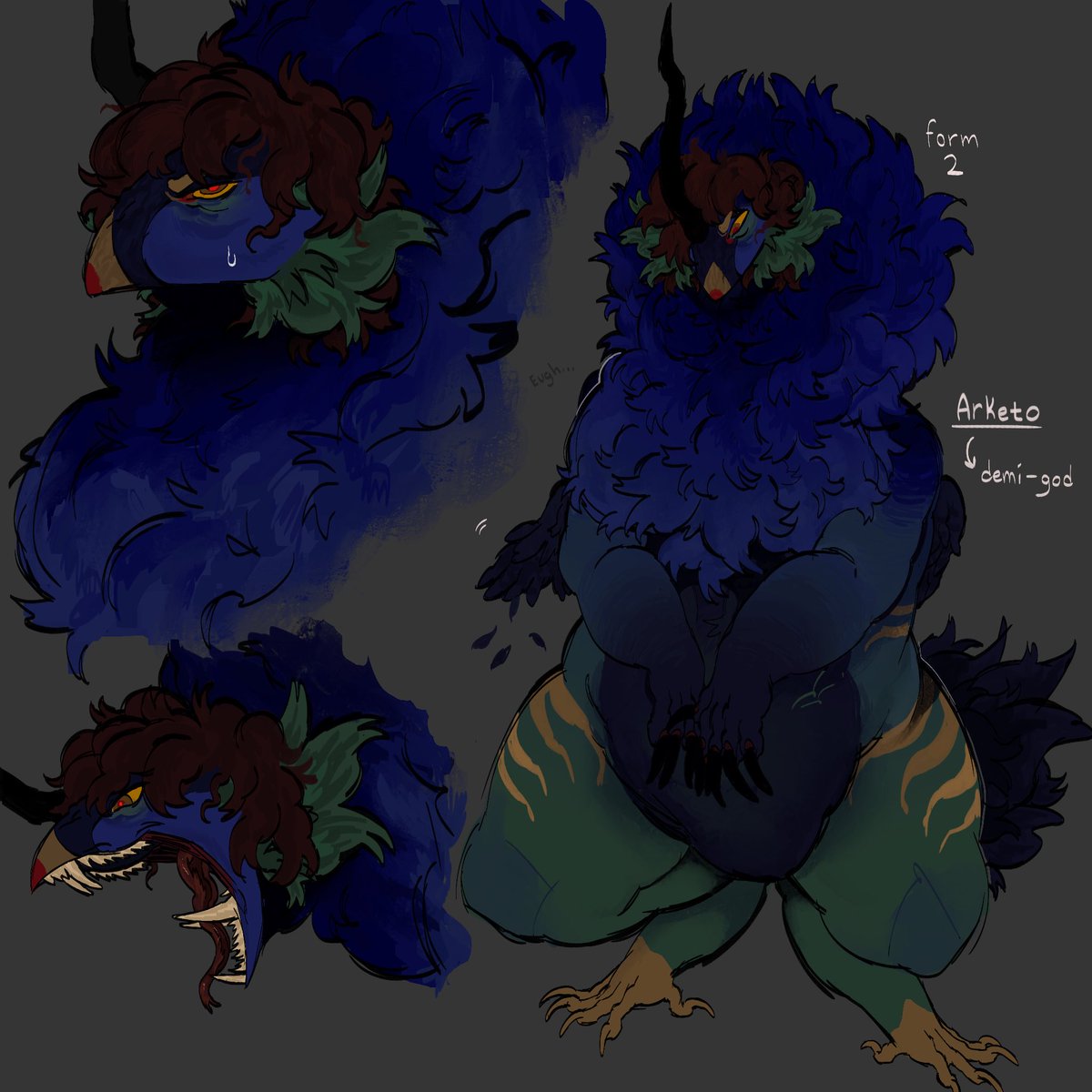 thegibblets's tweet photo. Arketo the demibird 🦚 raagh
#oc #digitalart #art #design #procreate https://t.co/Lnq17U7BBi