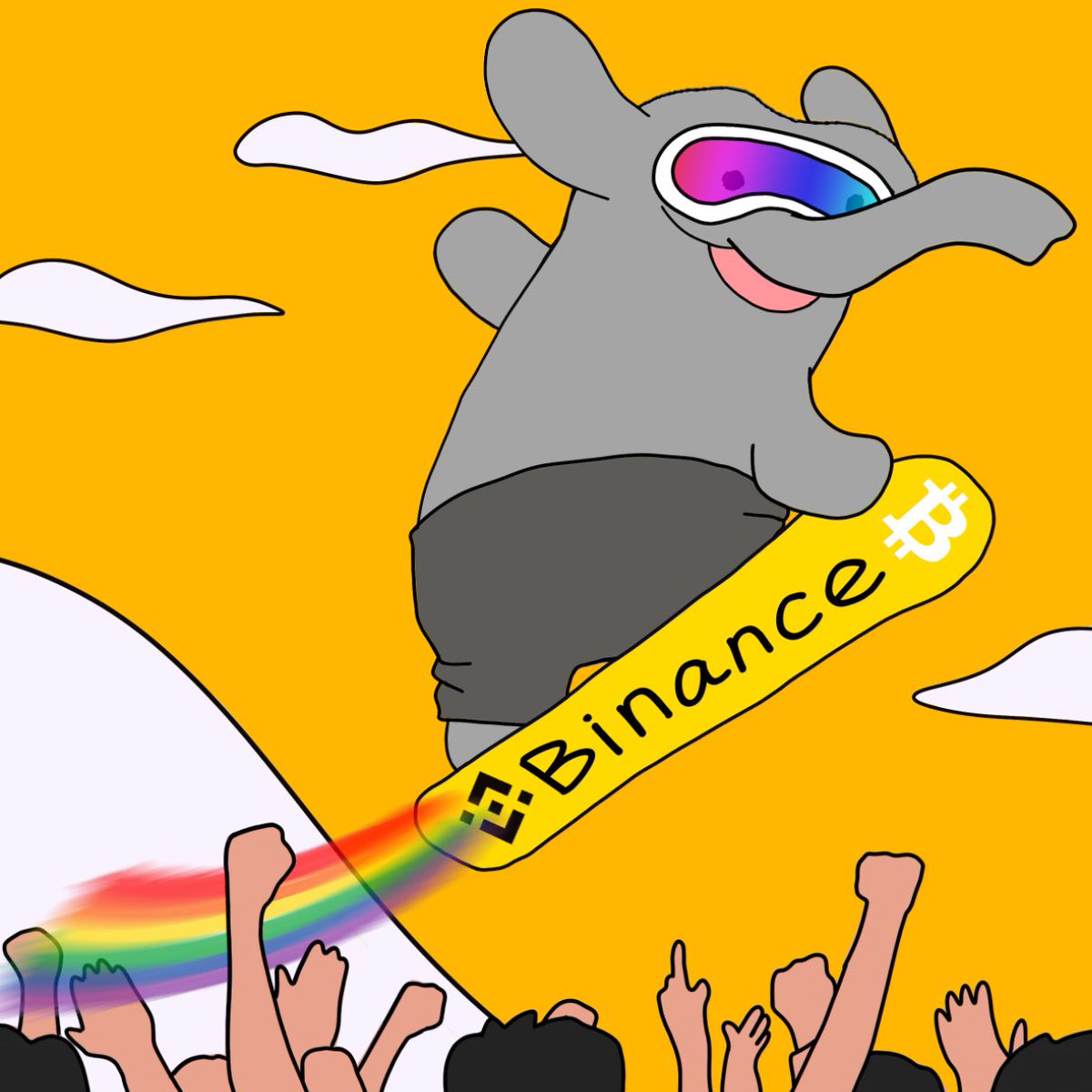 Wanyweishuai's tweet photo. @whyanelephant $WHY #WHY2 I want too.🐘🐘🐘 https://t.co/7vO2Jtj5Z6