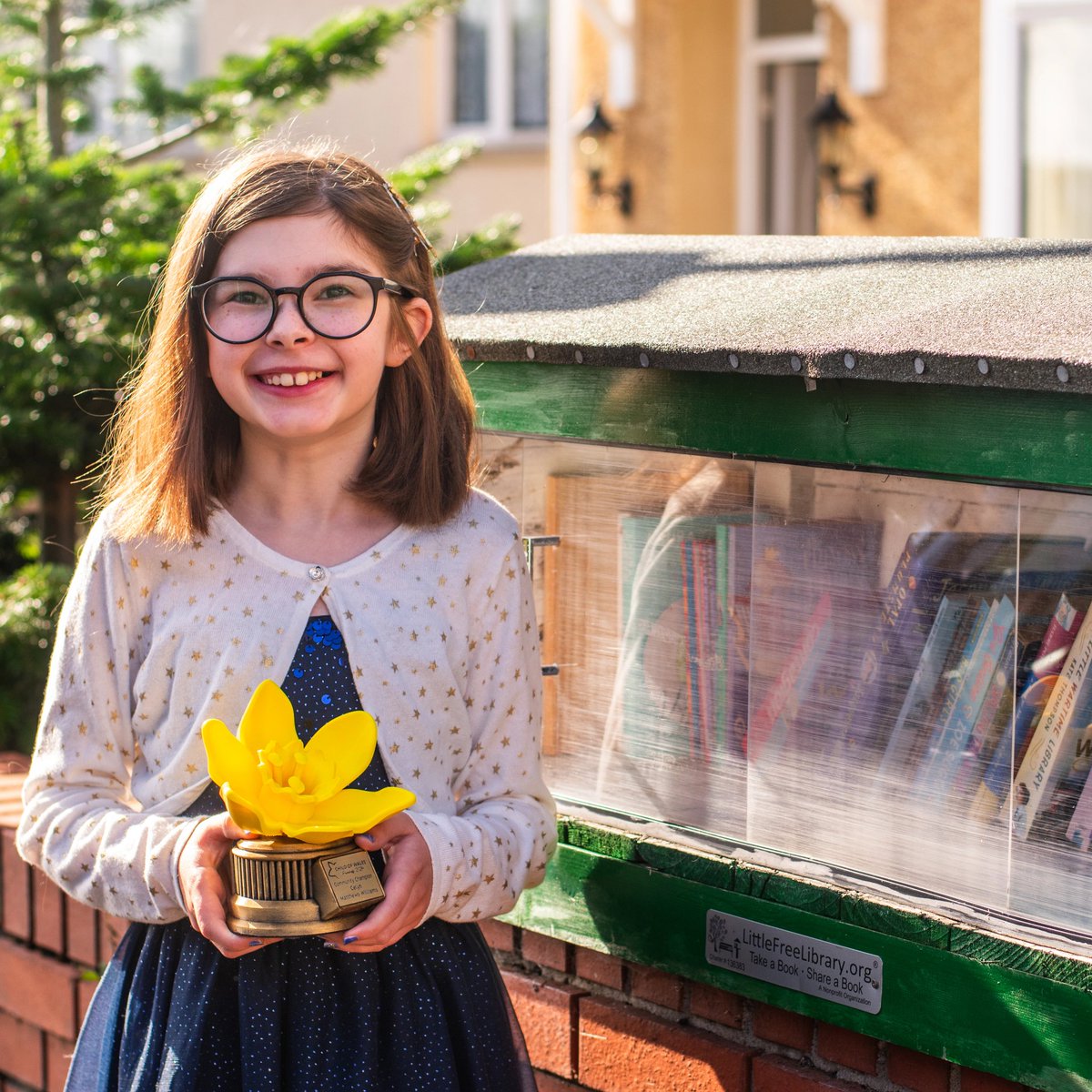 An unbelievable experience and one we'll never forget 💛🌻 Child of Wales Community Champion 2024 🌻💛