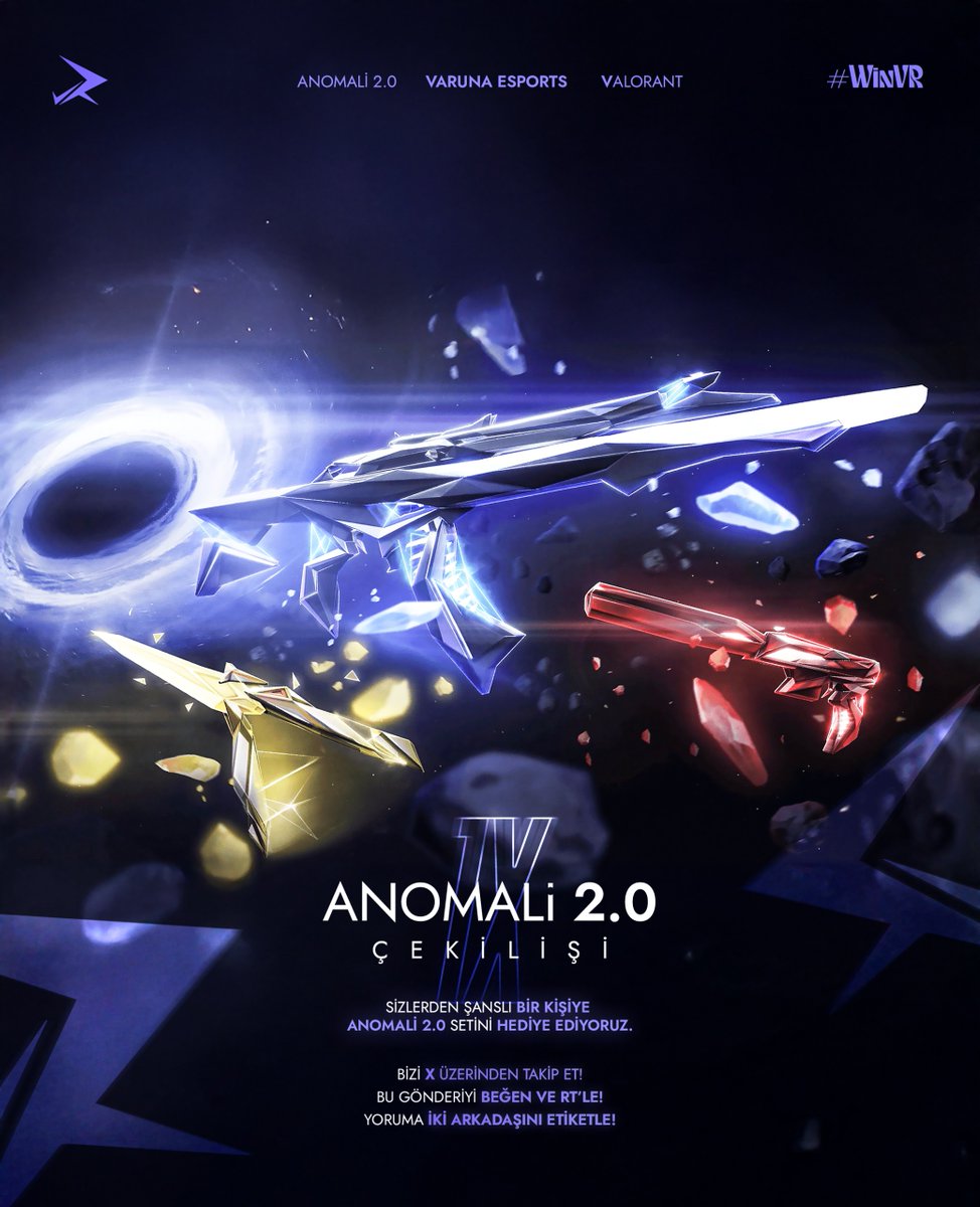 ✨🎉ÇEKİLİŞ 🎉✨

Sizlerden bir kişiye yeni seti hediye ediyoruz!
Katılım şartları;

✨Bizi takip et <a href="/varunaesports/">Varuna Esports</a>,
✨Bu gönderiyi beğen ve RT'le!
✨Yoruma iki arkadaşını etiketle!

📅Sonuçlar 11.10.2024 tarihinde Discord sunucumuzda açıklanacaktır.
✨discord.gg/varunaesports