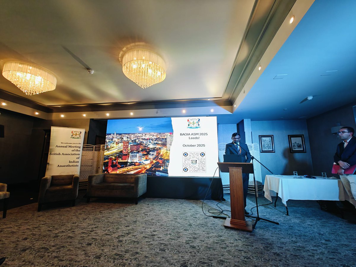 And that’s a wrap on an amazing #BAIOAconference 🎉 Huge thanks to all the speakers, contributors, and attendees for making it a memorable and inspiring event. Until next time! Looking forward to an incredible evening at the Gala Dinner  #BAIA2024 #GalaDinner #AnaesthesiaFamily