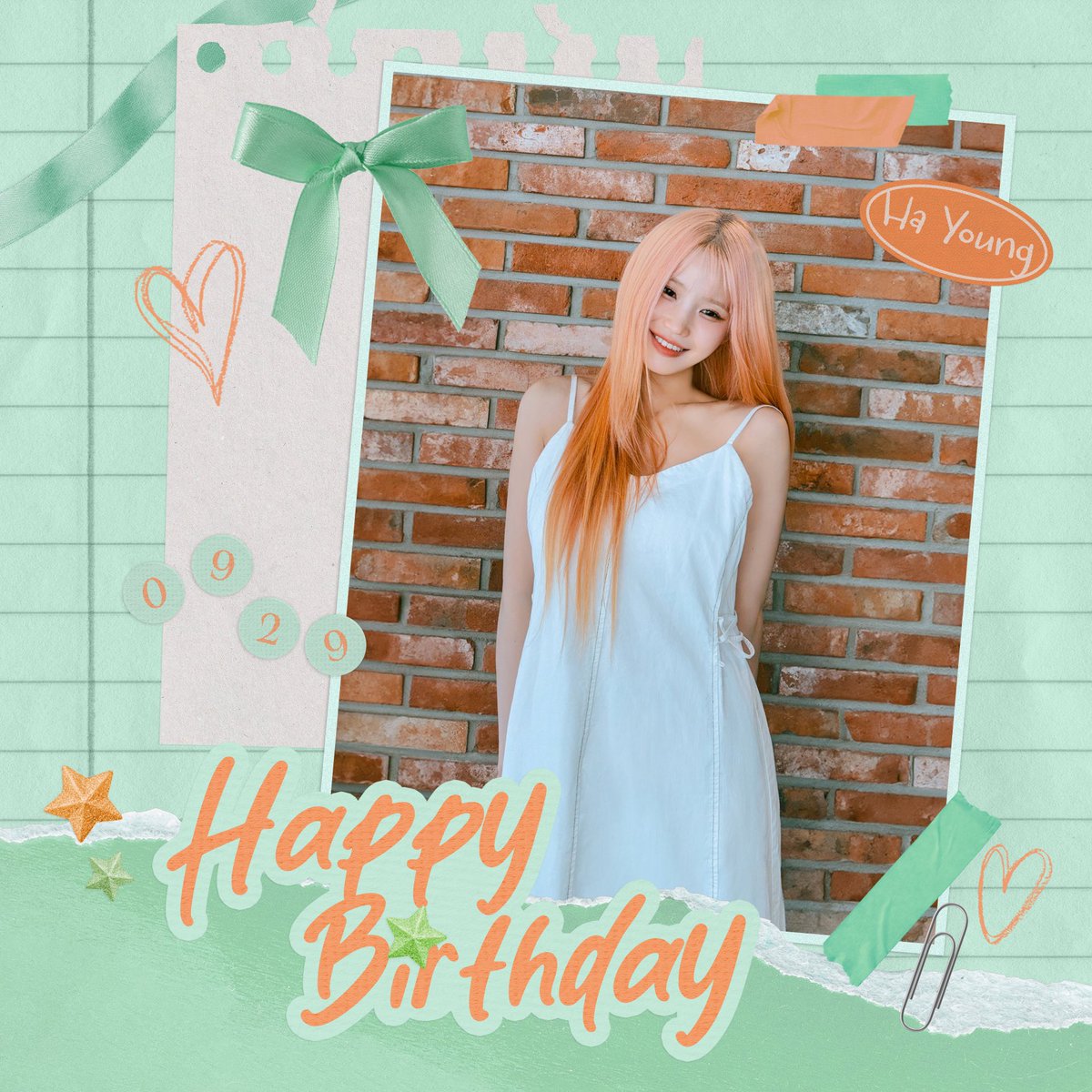 fromizu417416's tweet photo. ハヨンちゃん誕生日おめでとう🎊
ずっと変わらずマンネに見られるぐらい
若くいてください🙏
ほんとに27歳ですか！？
今後のホイッスルボイスも楽しみにしてるよ！

#fromis_9 #프로미스나인 #송하영 #HAPPYHAYOUNGDAY https://t.co/HAHwkNapfD