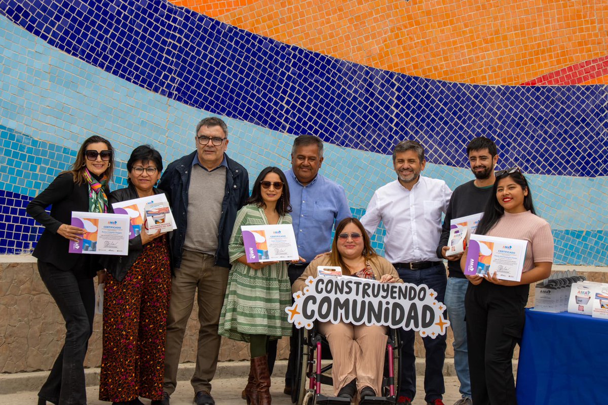 aricaldia's tweet photo. Fue inaugurado el mosaico más grande de Arica en la plaza del surf  frente a ex Isla El Alacrán
https://t.co/HUMznBK0Yq @MuniArica @CostaChinchorro https://t.co/uOSDwV3fq3