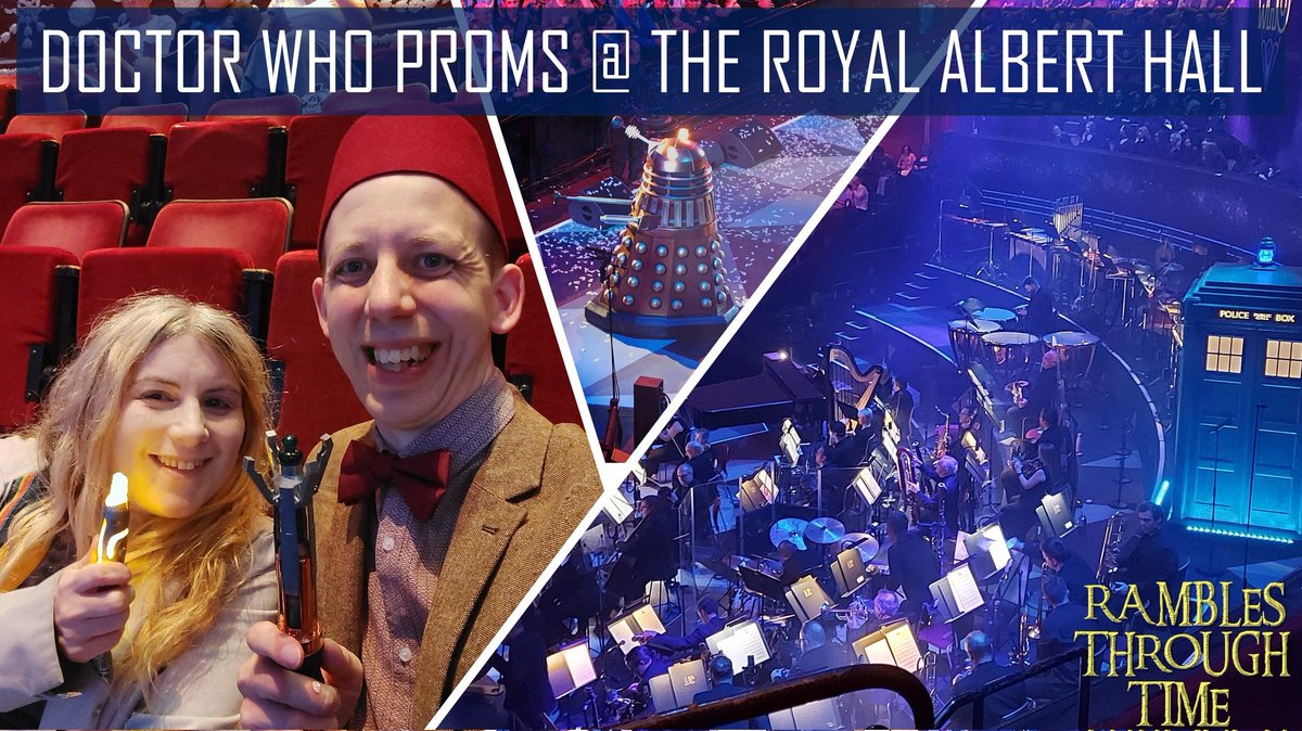 RamblesThruTime's tweet photo. Join us as we visit the #RoyalAlbertHall for the long awaited return of the #DoctorWhoProms!

WATCH HERE ➡️ https://t.co/CawkUWmiwY

#doctorwho https://t.co/YFSmpTYol1