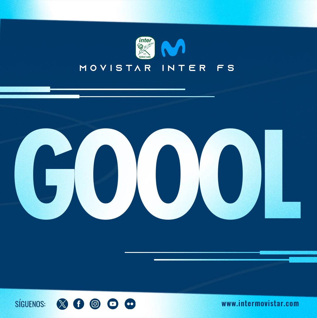 ⏰ 12’ | 0-2  | 𝐆𝐨𝐨𝐨𝐨𝐨𝐨𝐥 𝐝𝐞 𝐌𝐨𝐯𝐢𝐬𝐭𝐚𝐫 𝐈𝐧𝐭𝐞𝐫 𝐁. Dani Colón anota el segundo tanto para la <a href="/AcademiaInterFS/">La Academia Movistar Inter F.S.</a>. 

#InteristaSoy