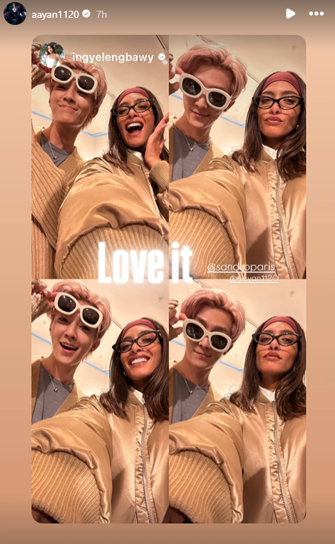 engsubaaronyan's tweet photo. [Instagram] 2024.0928

"#sandroparis
#impromptu
#fun
#stylish
Met at the #Sandroparis show room , had fun taking selfie , love her smile 😊
#ingy "

🔗https://t.co/4aTqr78wck

#炎亞綸 #AaronYan #アーロン #염아륜 https://t.co/uLNDNtCs00