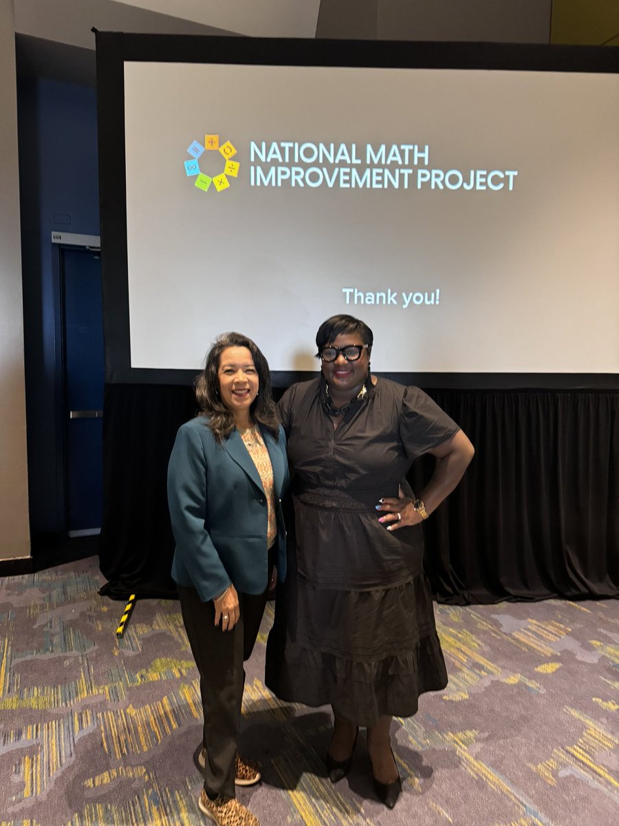 FrancesBaez10's tweet image. The National Math Improvement Project is a Community of Practice that addresses core challenges in math instruction together, read more at mathimprovement.org Dr.Ny from Philly SD and I shared resources for scaling HQIM @NCTM conference.#LeadershipMatters