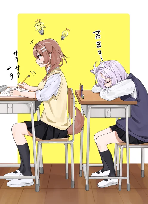 #できたてころね #絵かゆ
五時間目 おかころ 
