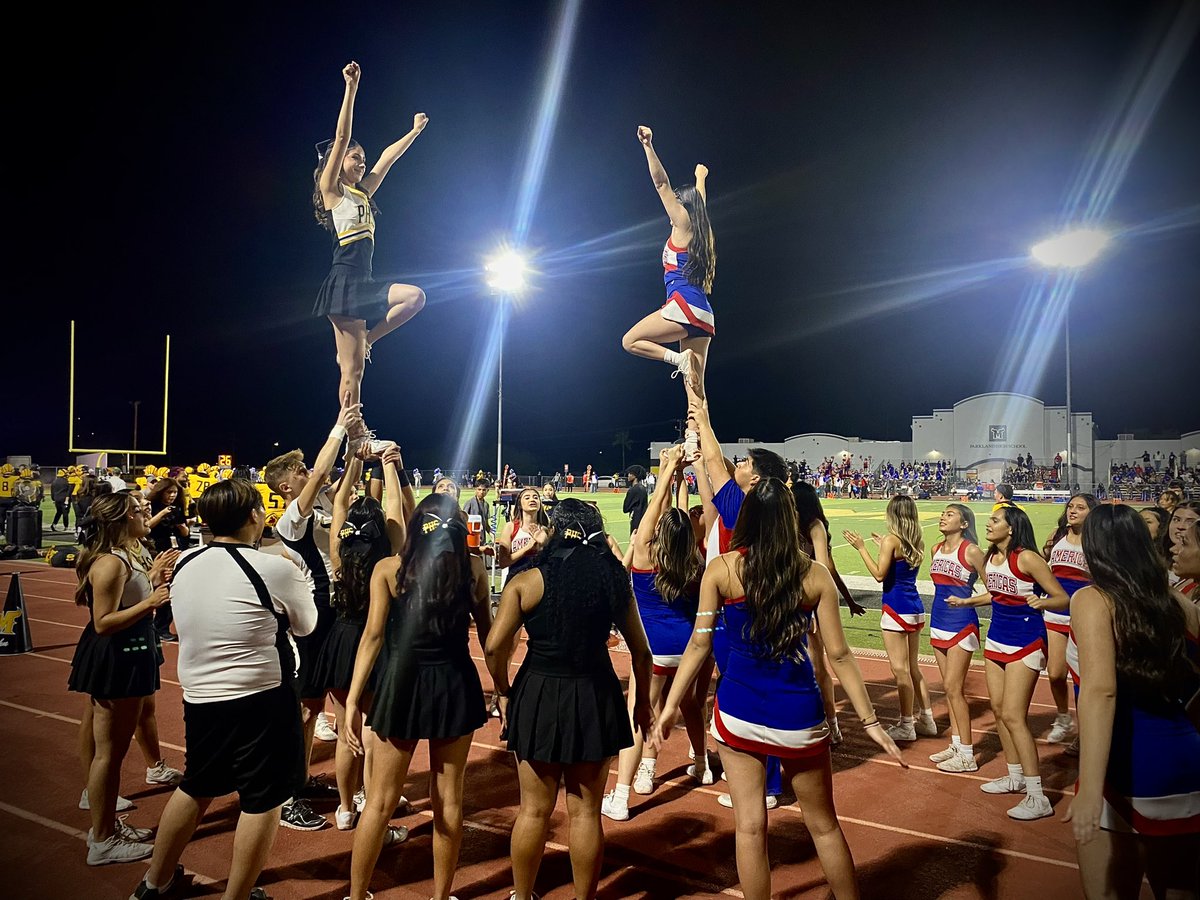Congratulations to our Varsity football team on last nights win. 
Final from Matador stadium
Blazers - 56 Matadors - 44. 
Thank you to Parkland Cheer and Coach Bailey for their hospitality. <a href="/ParklandCheer/">Parkland HS Cheer</a> 🤍