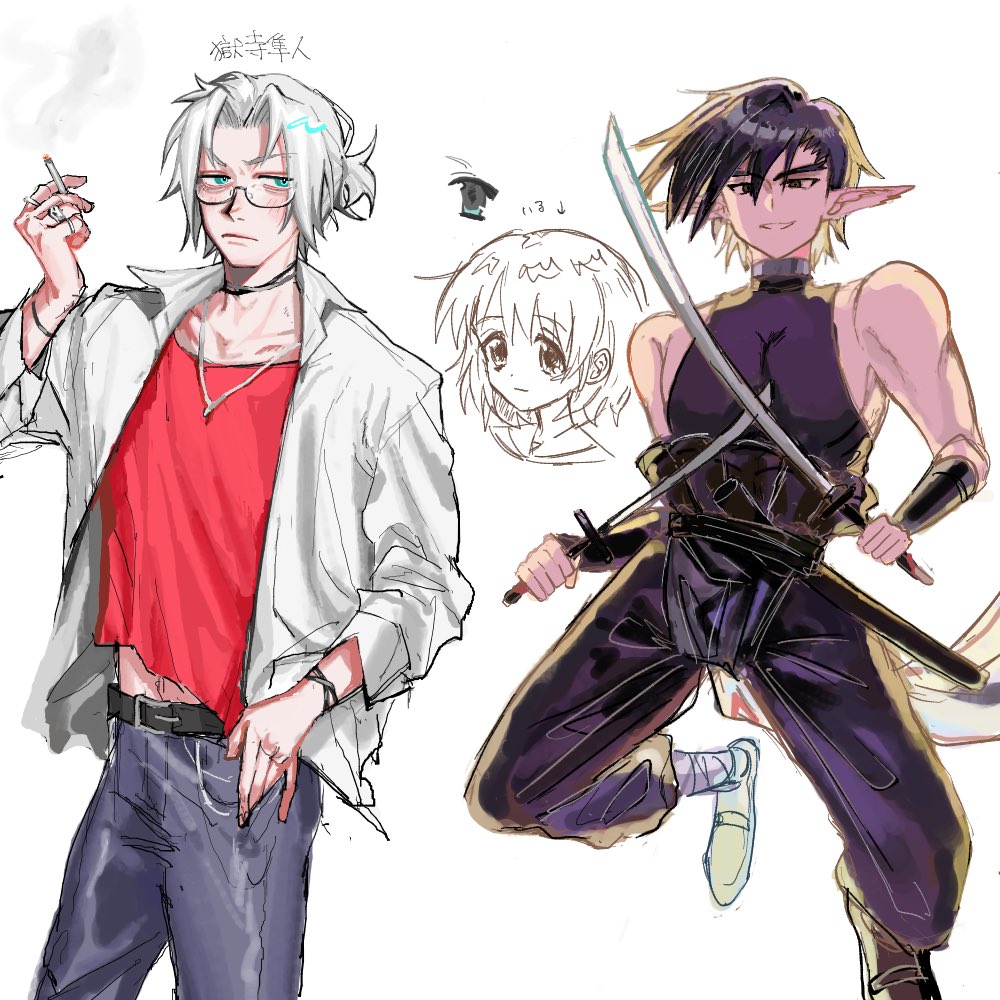 お久しぶりの絵が他ジャンルで申し訳ないのですが　獄寺隼人です