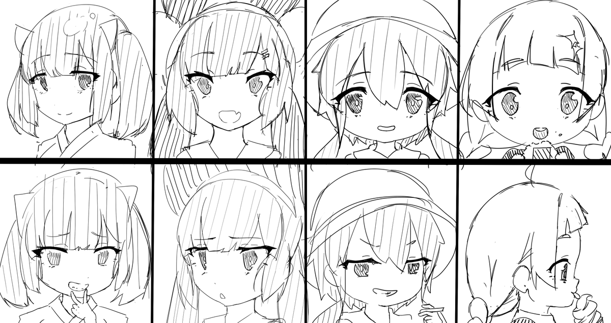 キャラデ見直すなどした 1/3 