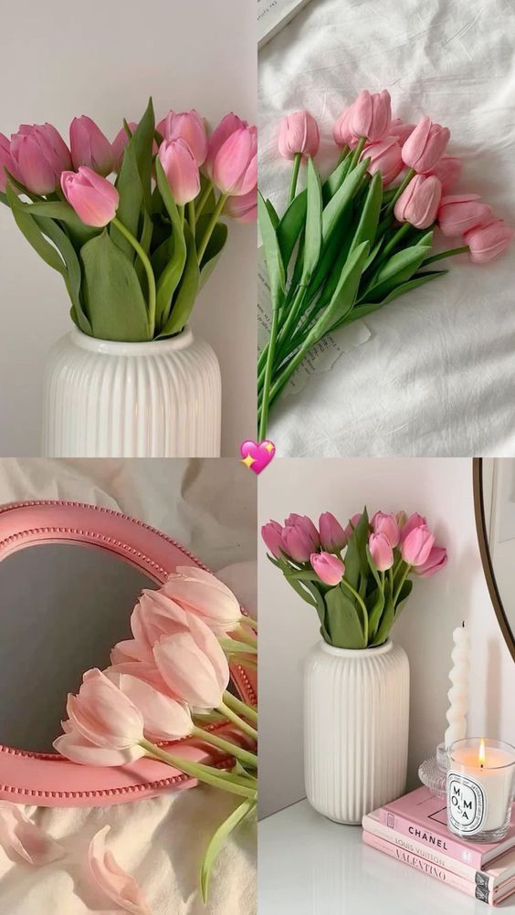 Pink tulips