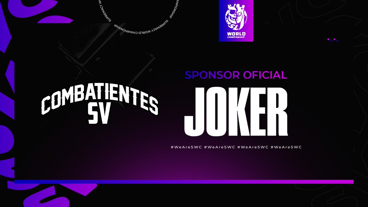 Supremacy League (@cr_supremacy) on Twitter photo π£ ππ
π
πππππ πππππππ πΈ
We welcome a new sponsor π₯³. The founder and owner of the best ladder clan π₯ currently (Combatientes/sv) is coming to the World Cup π.
Welcome <a href="/Joker_CSV/">Charlie</a> π€π». We appreciate the trust given to this great event! π₯
#SMCY2024 #WeAreSWC π π£ ππ
π
πππππ πππππππ πΈ
We welcome a new sponsor π₯³. The founder and owner of the best ladder clan π₯ currently (Combatientes/sv) is coming to the World Cup π.
Welcome <a href="/Joker_CSV/">Charlie</a> π€π». We appreciate the trust given to this great event! π₯
#SMCY2024 #WeAreSWC π