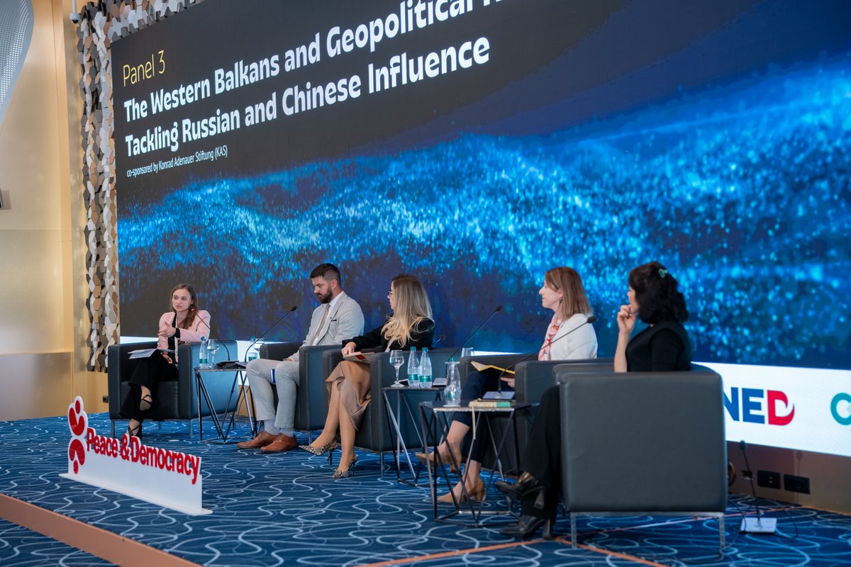 Moderating a dynamic and insightful panel discussion with esteemed panelists and dear friends on Russian and Chinese strategic interests and their methods for expanding influence in the Western Balkans.