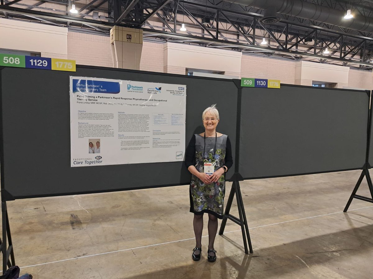 Fiona Lindop MBE (@fionalindop) on Twitter photo All set! If you’re here at #mdscongress then drop by our poster (508) and come and see what a difference pump priming AHPs by <a href="/ParkinsonsEN/">Parkinson's UK Excellence Network</a> can make to your service and improve care for people living with Parkinson’s All set! If you’re here at #mdscongress then drop by our poster (508) and come and see what a difference pump priming AHPs by <a href="/ParkinsonsEN/">Parkinson's UK Excellence Network</a> can make to your service and improve care for people living with Parkinson’s
