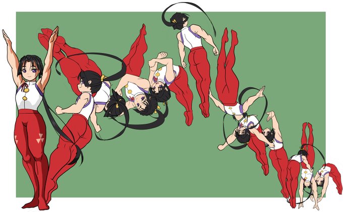 #逃げ上手の若君 #逃げ若 
「逃げ若」終わっちゃいましたわね～😭
既に時行様ロスで、心が折れそうですわ!!
あとこれは体操男子床運動でバク転する時行様ですわ!! 