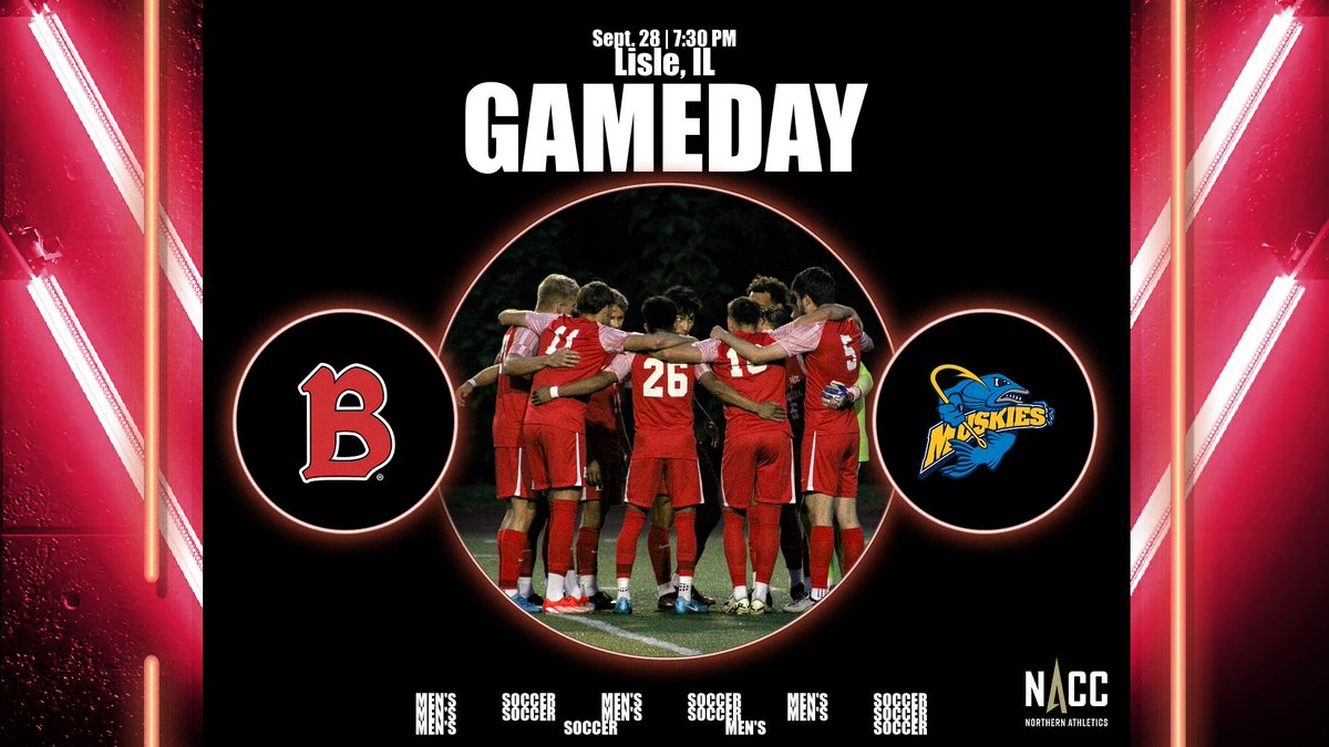 The Eagles are back at home to finish up a TRIPLE HEADER for #Homecoming2024! as we welcome Lakeland to Lisle. Kick off at 7:30 PM #HailBenU #COYE #NACCMSOC #d3soccer