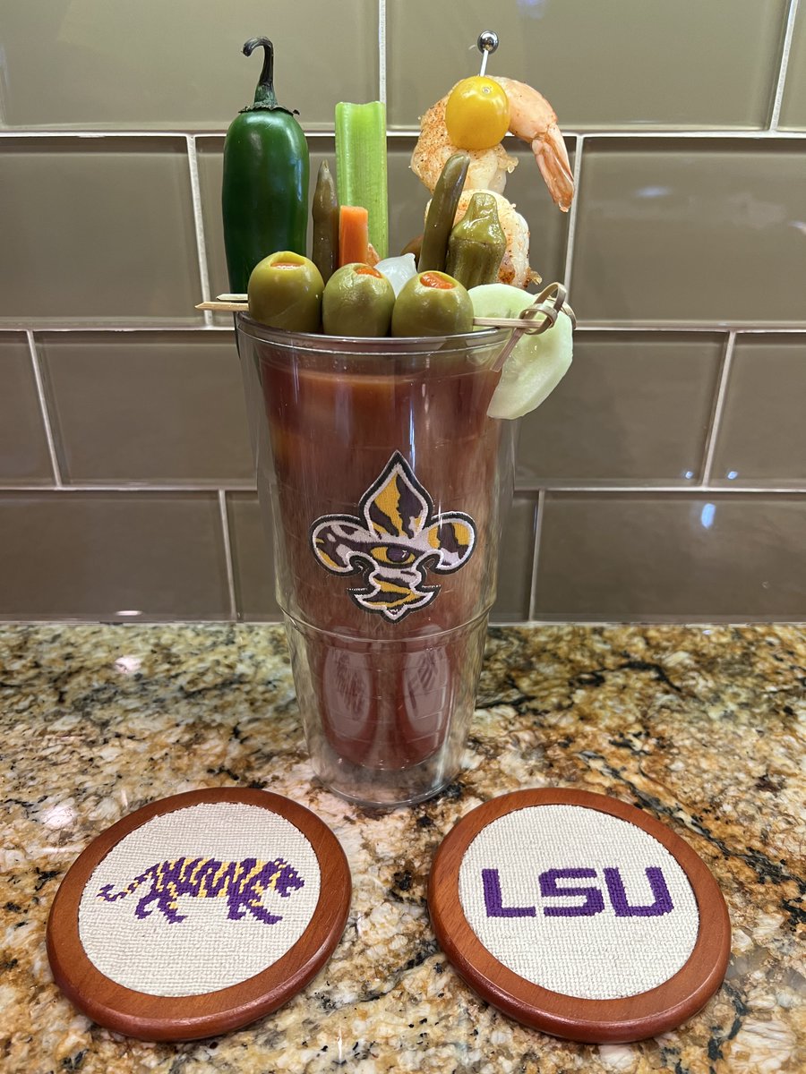 Another <a href="/CollegeGameDay/">College GameDay</a> and that means another Bloody Mary as your #14 <a href="/LSUFootball/">LSU Football</a> Tigers host South Alabama in Tiger Stadium tonight at 6:45 pm Central time. The game will be broadcast on the <a href="/SECNetwork/">SEC Network</a>. #GeauxTigers #LSU #FallFootball #BloodyMary #cheers