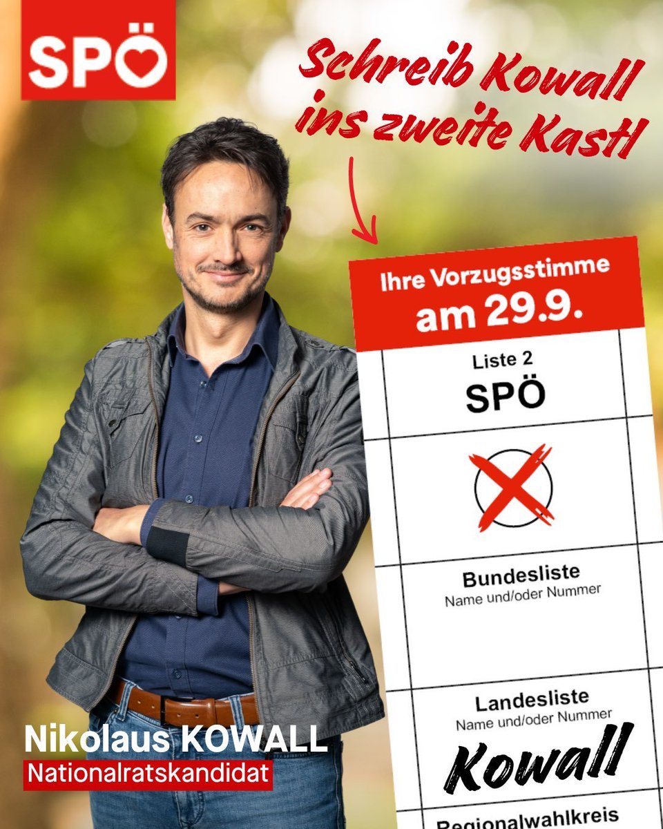 Jetzt liegt es an euch! Schaffen wir die Sensation mit 25.000 Vorzugsstimmen? Bitte TEILT oder SCHICKT diesen Beitrag weiter (WhatsApp etc.) und INFORMIERT nochmal euren Umkreis mit einem der beiden Bildvorschläge unten. Motiviert eure Bekannten, ihre Vorzugsstimmen zu nutzen!