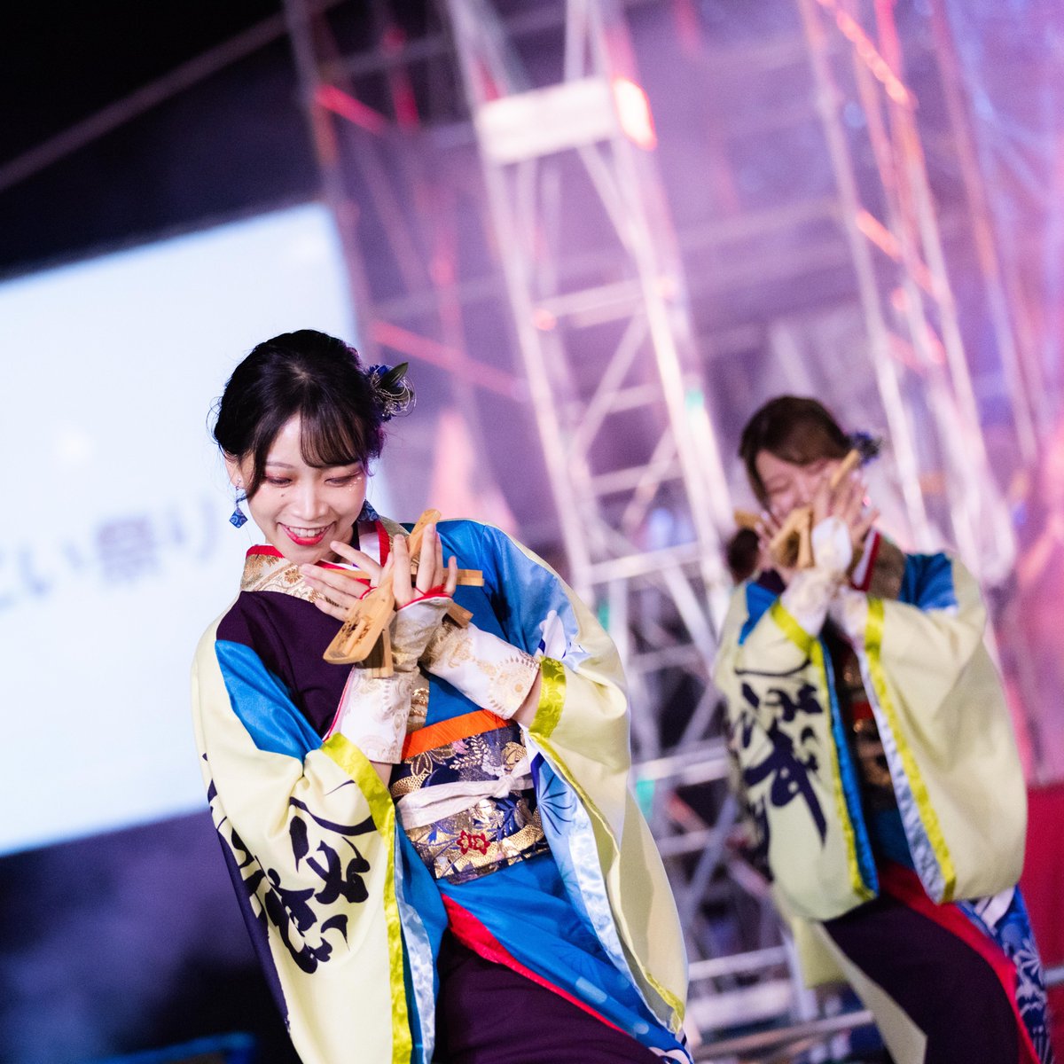 wataken17's tweet photo. #富山のよさこい祭り #Rey華繚乱　#よさこい https://t.co/rmVKw7p6Ek