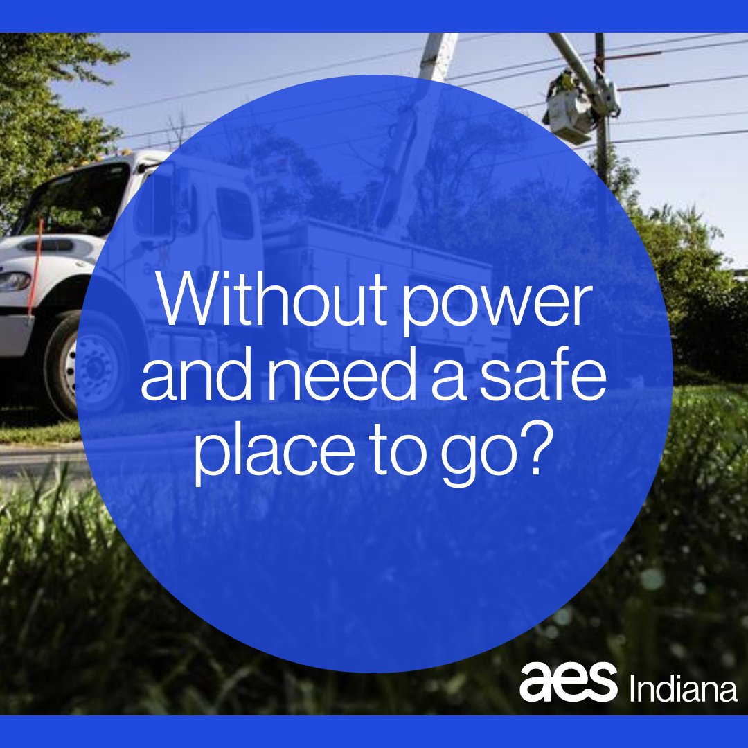 If you're without power and need a safe place to go, visit one of the <a href="/IndyParksandRec/">Indy Parks🌲</a> Family Centers or an <a href="/indylibrary/">Indianapolis Public Library</a> branch.

Family center info: go.aes.com/3XZoFJj
Library hours and branch details: indypl.org/locations

Your safety is our priority. #HurricaneHelene