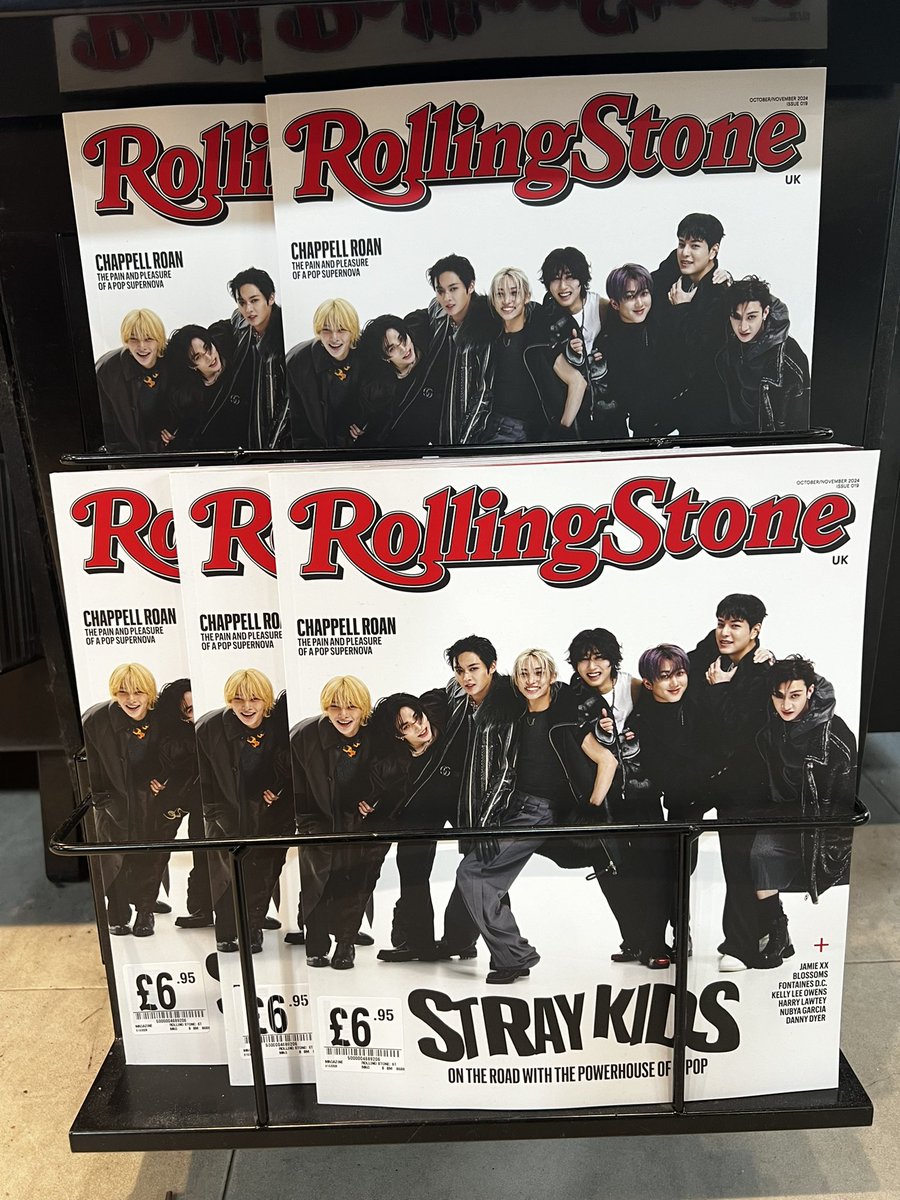 Hey #StrayKids stans!

Brand new Rolling Stone article featuring your favourite group of idols, Stray Kids, has just landed in #HMV ! 🎉

Come grab one before they’re gone 🫣
#HMVWinchester