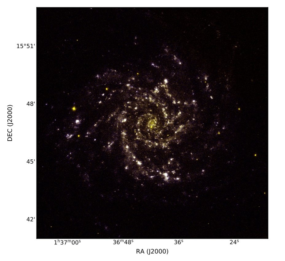 ImSanjay_73's tweet image. 9 years of #Astrosat 🛰️
India&apos;s first dedicated multi-wavelength astronomy mission.

Here&apos;s an UVIT view of *NGC 628*.
UVIT is one of the instruments in AstroSat