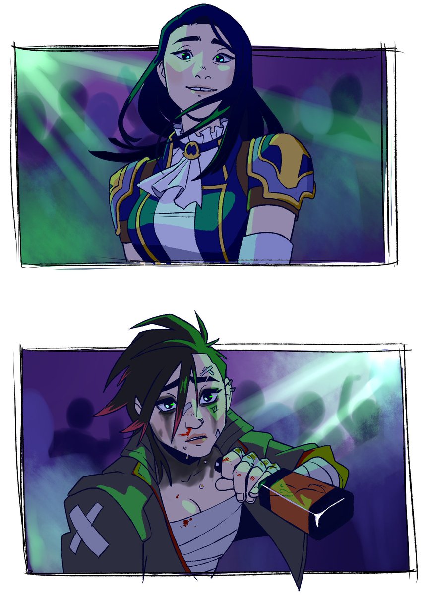 banannerbread's tweet photo. They should be at the club #arcane #Caitvi https://t.co/Dn8WGGwDhN
