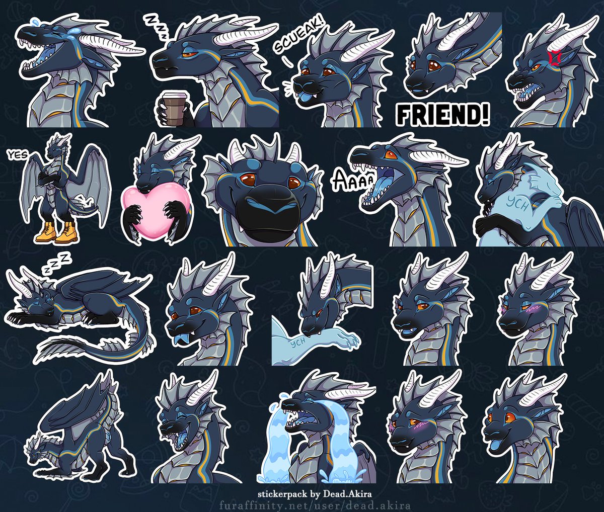 ✨A lot of stickers for @KitsuneFoxy777 ✨