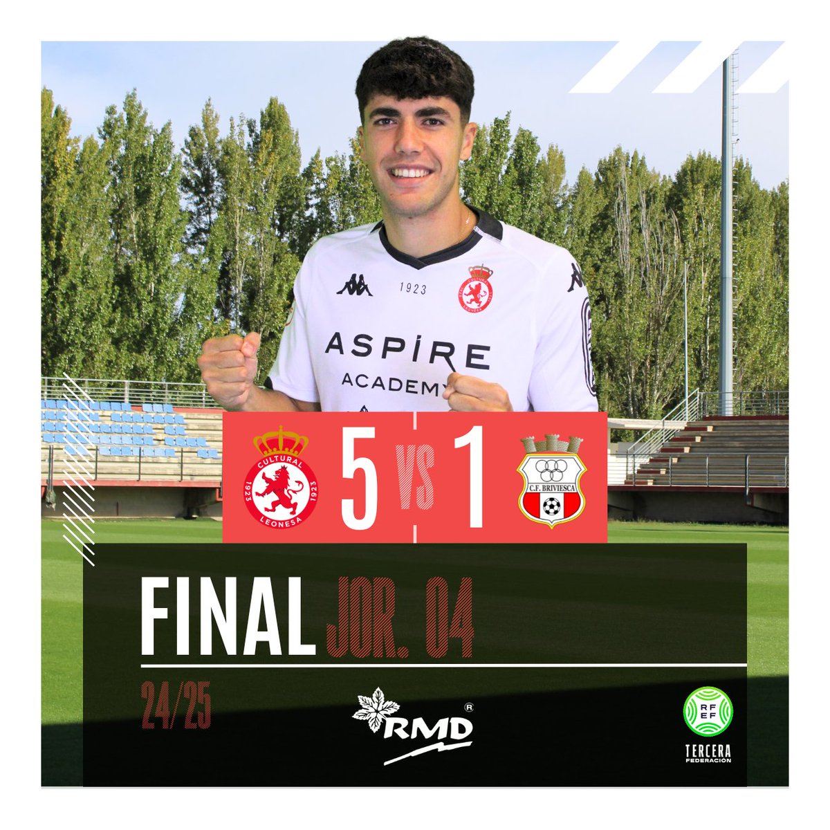 ⏱️ 93' |5-1| ¡FINAL DEL PARTIDO!

#JúpiterLeonésBriviesca