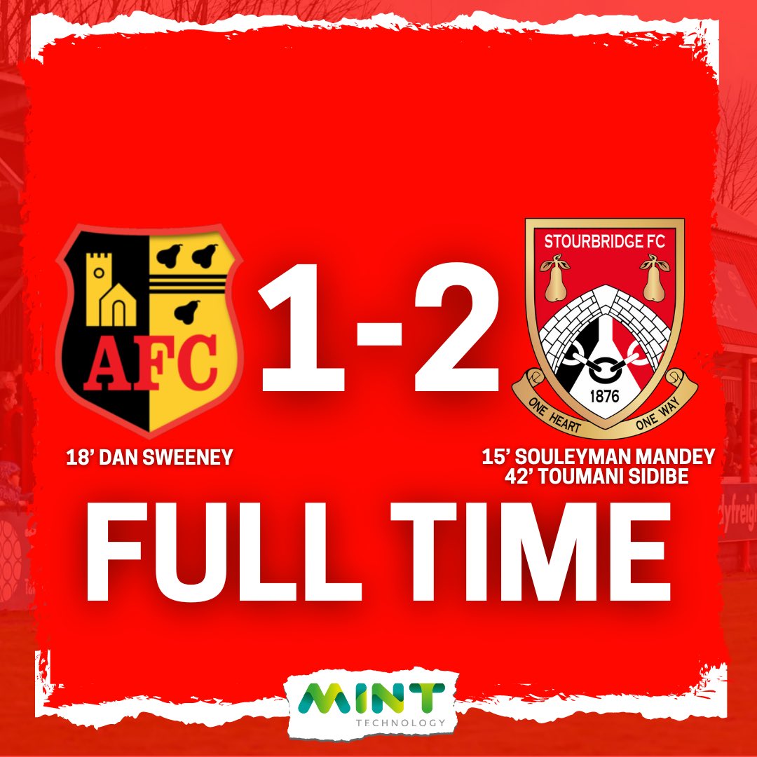 StourbridgeFC's tweet photo. A BIG three points on the road 🤩

Our first half goals are enough to secure the points this afternoon in a feisty game! 

Thank you for your support on the road this afternoon 🔴⚪️

#StourAyWe | #OneHeartOneWay https://t.co/24W3CHXXq0