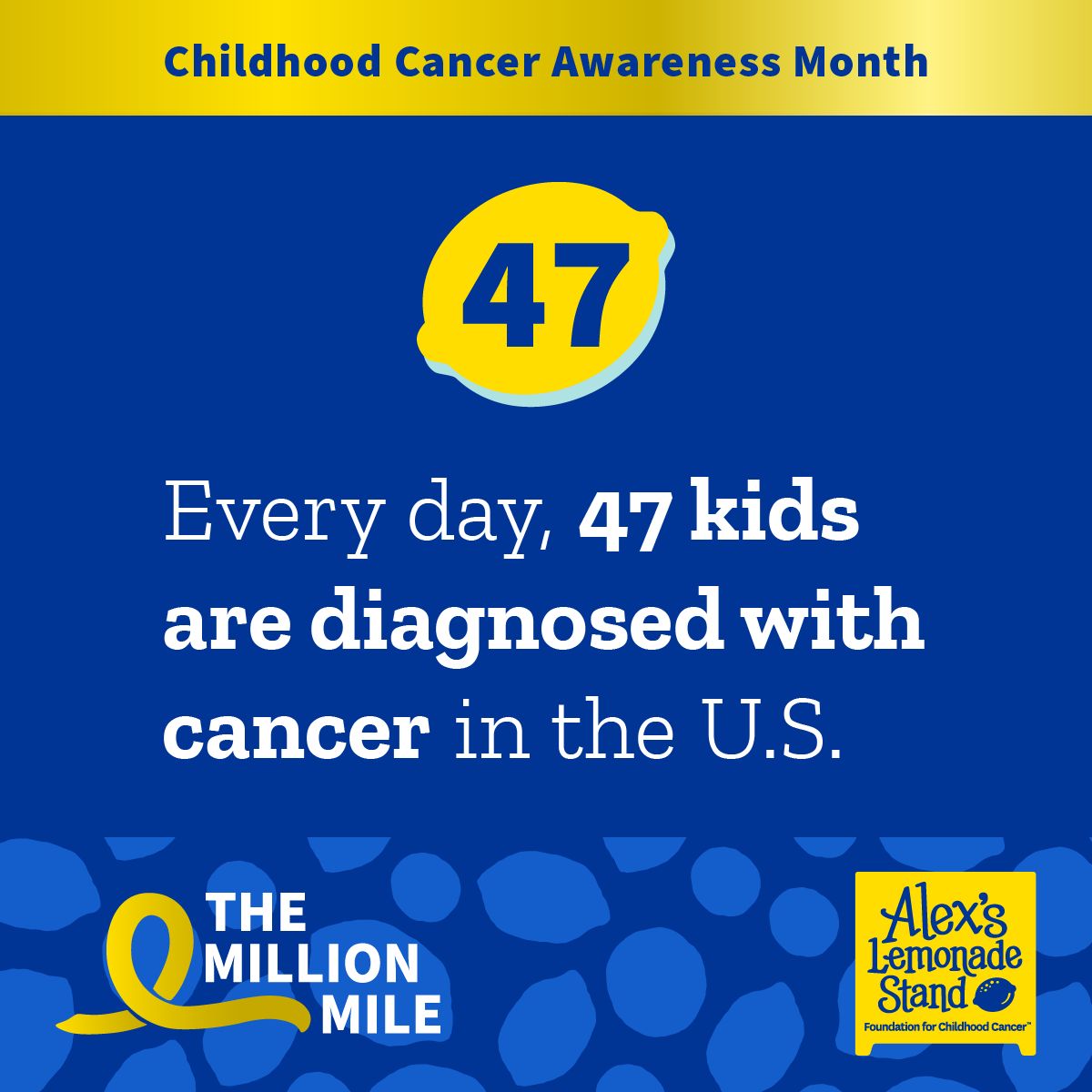 Three days left of Childhood Cancer Awareness Month. Three days left to join the fight by donating to Alex's Lemonade Stand: buff.ly/4dxkN72 

If you donate on September 28 or 29, Volvo Cars USA will double your contribution.