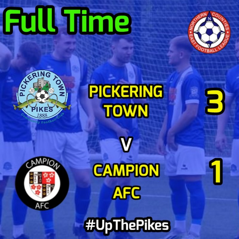 Full Time:

Well deserved 3 points for the lads 

#UpThePikes