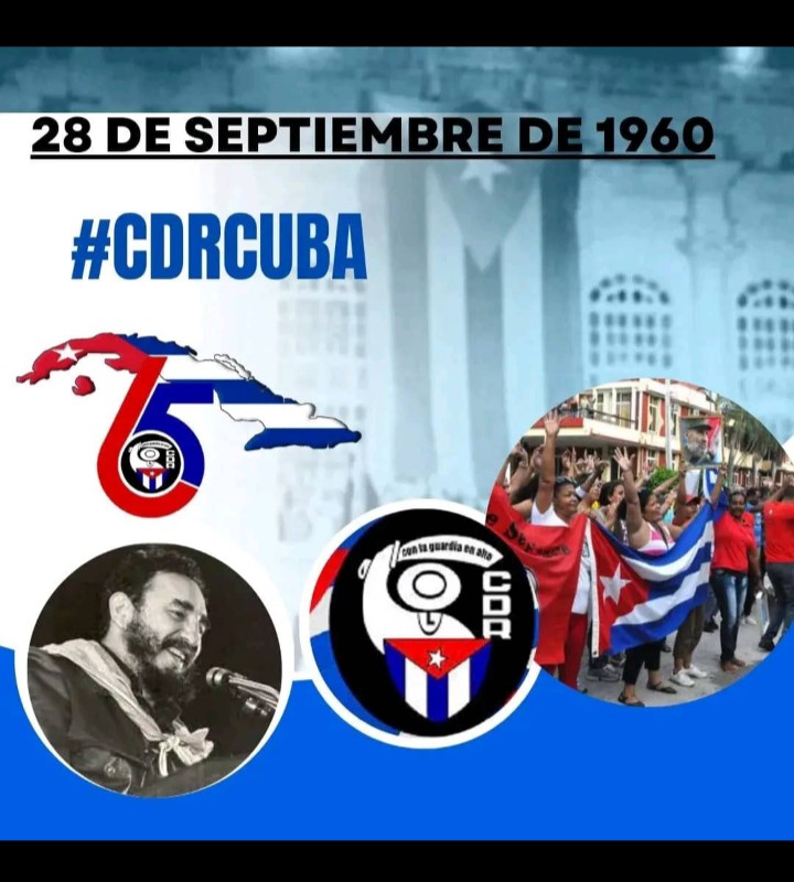 Muchas felicidades para todos los cederistas en su dia.
 #LaHabanaViveEnMí