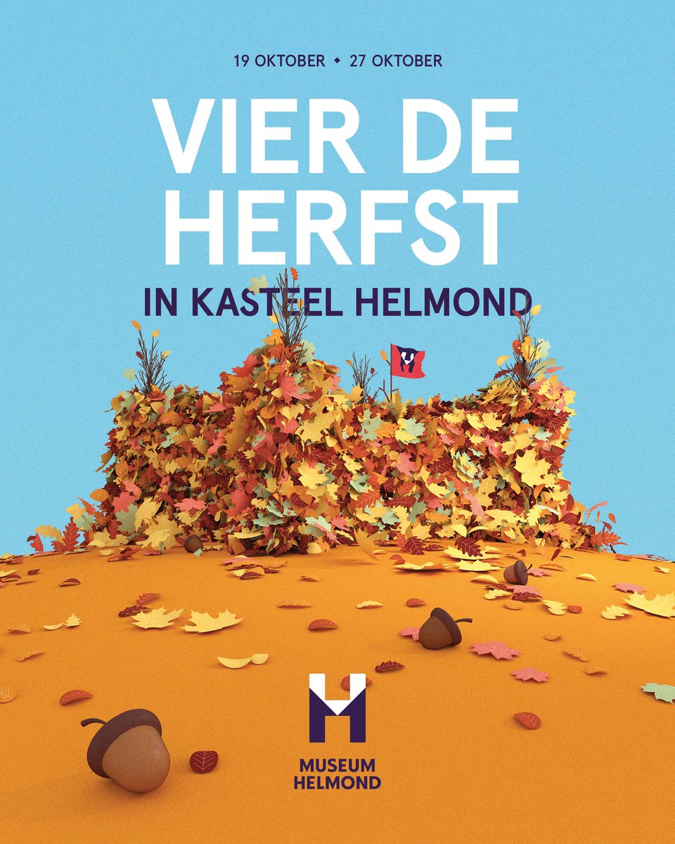 Klaar voor Herfstkasteel Helmond? Het weer is echt al herfstig🍁🍂. Het leukste kasteeluitje in de herfst kan jij beleven met je gezin, familie en vrienden vanaf 19 oktober. Koop je kaartje via museumhelmond.nl/evenementen/he…