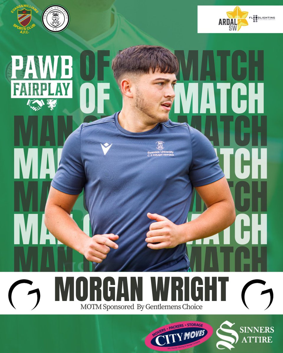 Today’s Gentleman’s Choice Man of the Match - Morgan Wright

Solid defensive performance from the left-footed centre-half, brilliant! 👏⚽️
