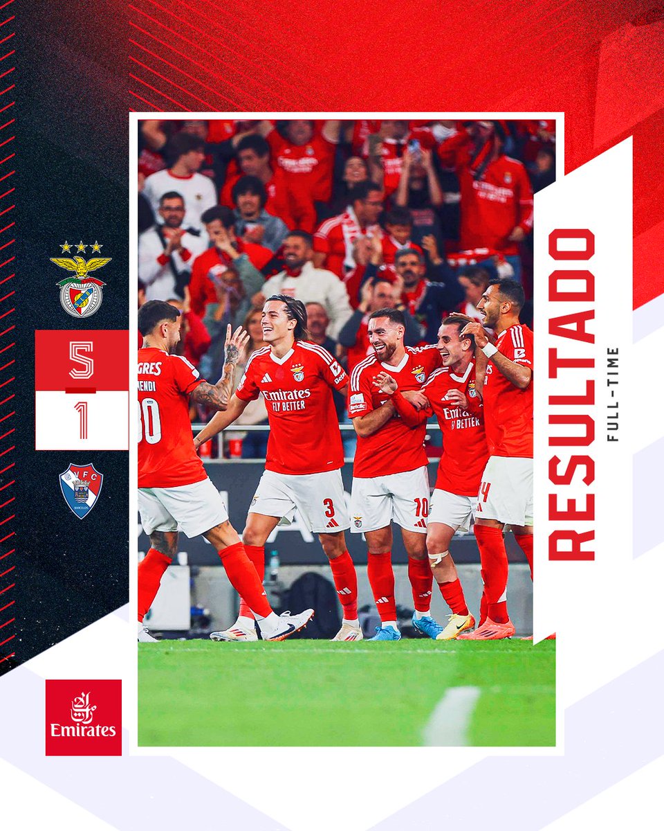 🤩 𝑽𝒊𝒕𝒐́𝒓𝒊𝒂 𝒏𝒂 𝑳𝒖𝒛 para a 7.ª jornada da #LigaPortugalBetclic! 🔴⚪

#SLBGVFC