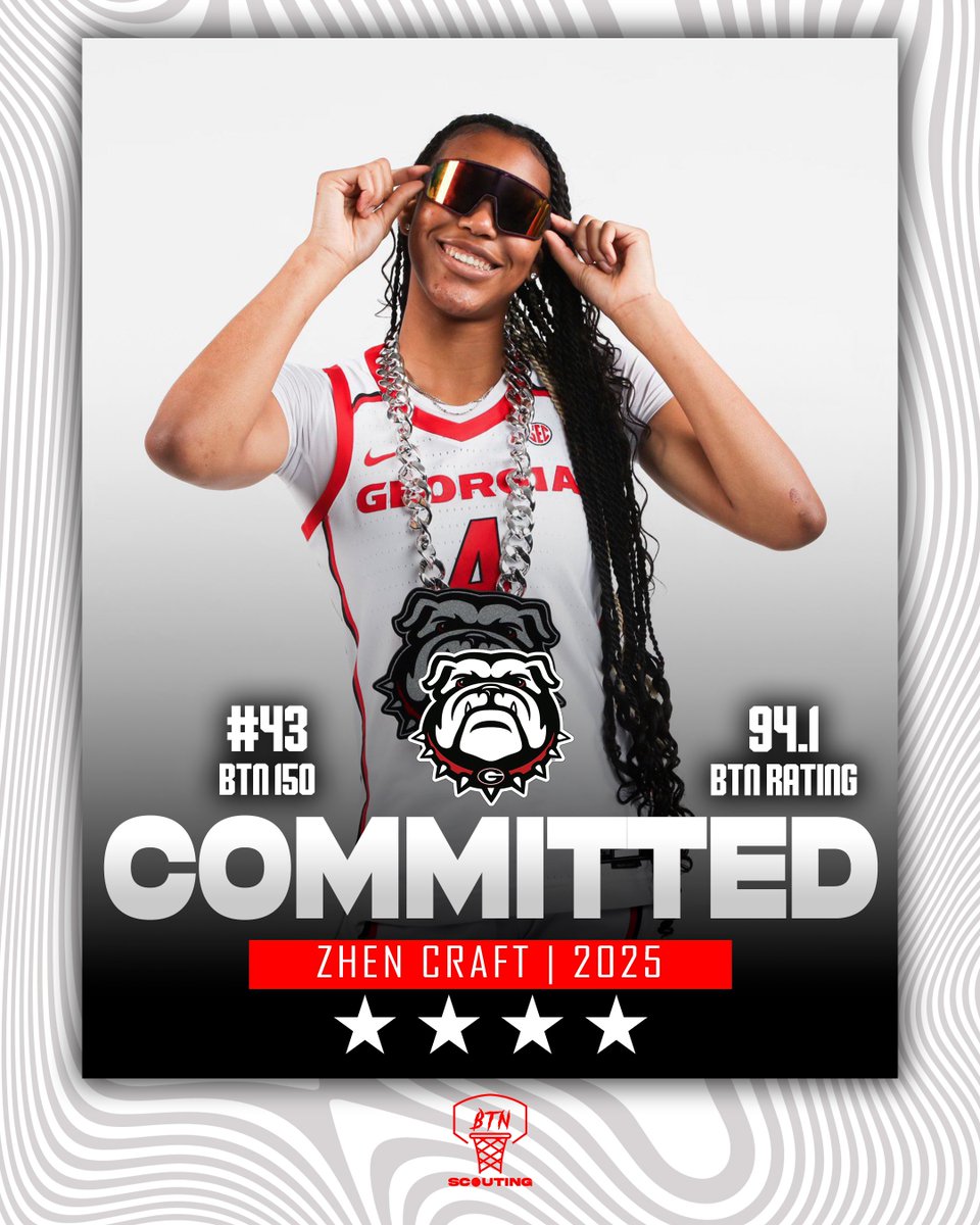 BTN Scouting (@btnscouting) on Twitter photo BREAKING: 25' Zhen Craft (<a href="/CraftZhen/">Zhen Craft</a>) from District Heights, Maryland commits to Katie Abrahamson-Henderson (<a href="/COACH_ABE/">Katie Abrahamson-Henderson</a>) & her Georgia (<a href="/UGA_WBB/">Georgia Basketball ππΆ</a>) staff.
Zhen is a highly competitive Forward w/ a motor that doesn't stop. She also has a very high I.Q. & understands how to make BREAKING: 25' Zhen Craft (<a href="/CraftZhen/">Zhen Craft</a>) from District Heights, Maryland commits to Katie Abrahamson-Henderson (<a href="/COACH_ABE/">Katie Abrahamson-Henderson</a>) & her Georgia (<a href="/UGA_WBB/">Georgia Basketball ππΆ</a>) staff.
Zhen is a highly competitive Forward w/ a motor that doesn't stop. She also has a very high I.Q. & understands how to make