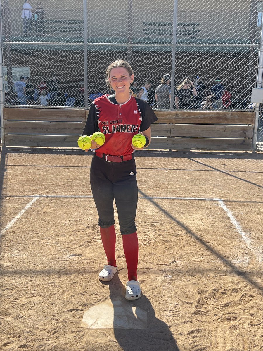 Super proud of this young lady today! She hit her third, fourth and fifth home runs today. Which breaks the career home run record at Cross County/Polk County!  She also broke the career RBI record and tied the most home runs in a game! <a href="/LindeeKelley14/">Lindee</a> <a href="/coachmartinezzz/">tori martinez</a>