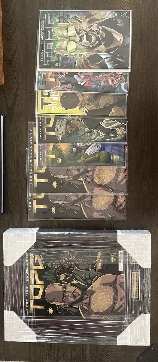 <a href="/dngcomics/">DNG Comics</a> Several in fact. Two first &amp; limited editions - one to read, one to never open/touch, one signed &amp; graded copy and one of the 20 signed and framed copies.