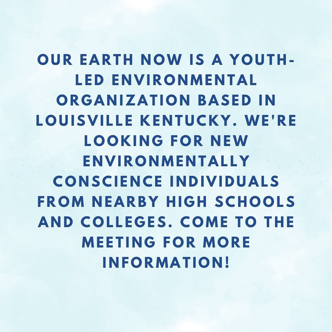 OurEarthNow's tweet image. Join us October 6 for our New Member Meeting @PESCLouisville