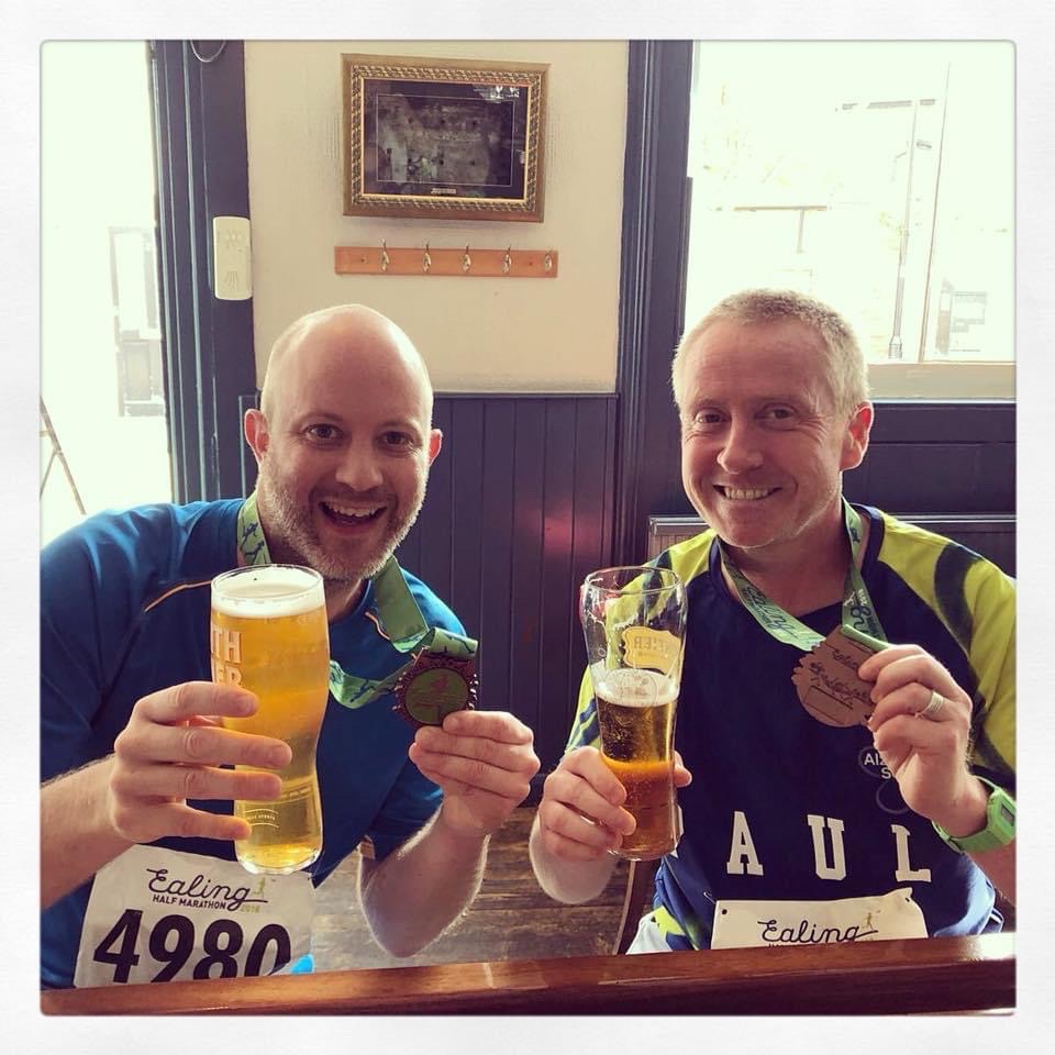 Good luck everyone running the <a href="/EalingHalf/">Ealing Half Marathon</a> tomorrow.  Join us post race for music from The Human Jukebox, Tony Bowen &amp; refuel with one our delicious roasts &amp; a free pint if you show your medal. See you on the start line 🏃‍♂️🏃‍♂️🏃‍♂️