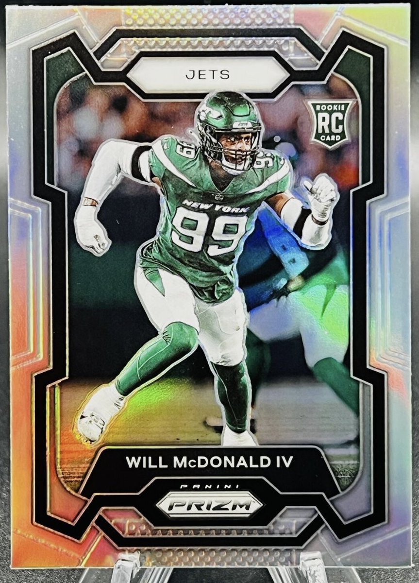 🚨JETS GIVEAWAY🚨

When Will McDonald Gets A Sack Someone Tomorrow Someone Will Win!

- 2023 Panini Prizm #380 Will McDonald IV Silver Parallel RC Rookie Jets NM-MT #JETS

To Enter:
- Follow Us
- Retweet 

*Bonus Entry*
- Tag A Jets Fan 

J-E-T-S JETS JETS JETS #JetUp