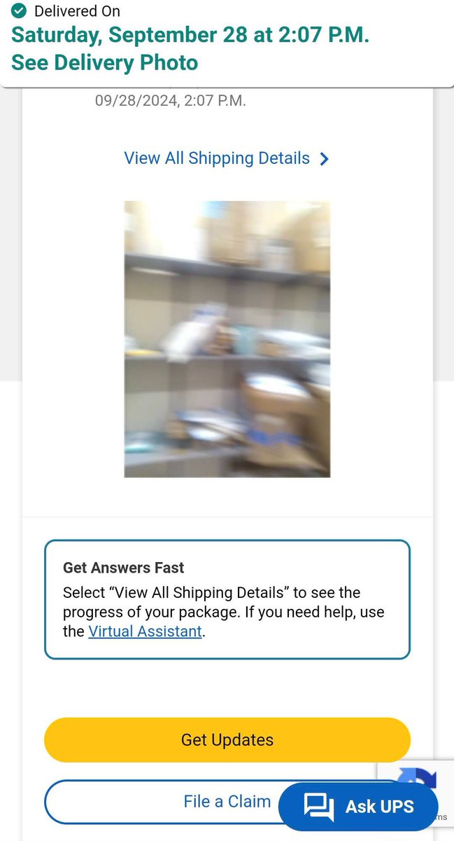 please_hush_'s tweet photo. Hey @ups how on earth is this acceptable as a delivery photo? https://t.co/brXE8RAcM2