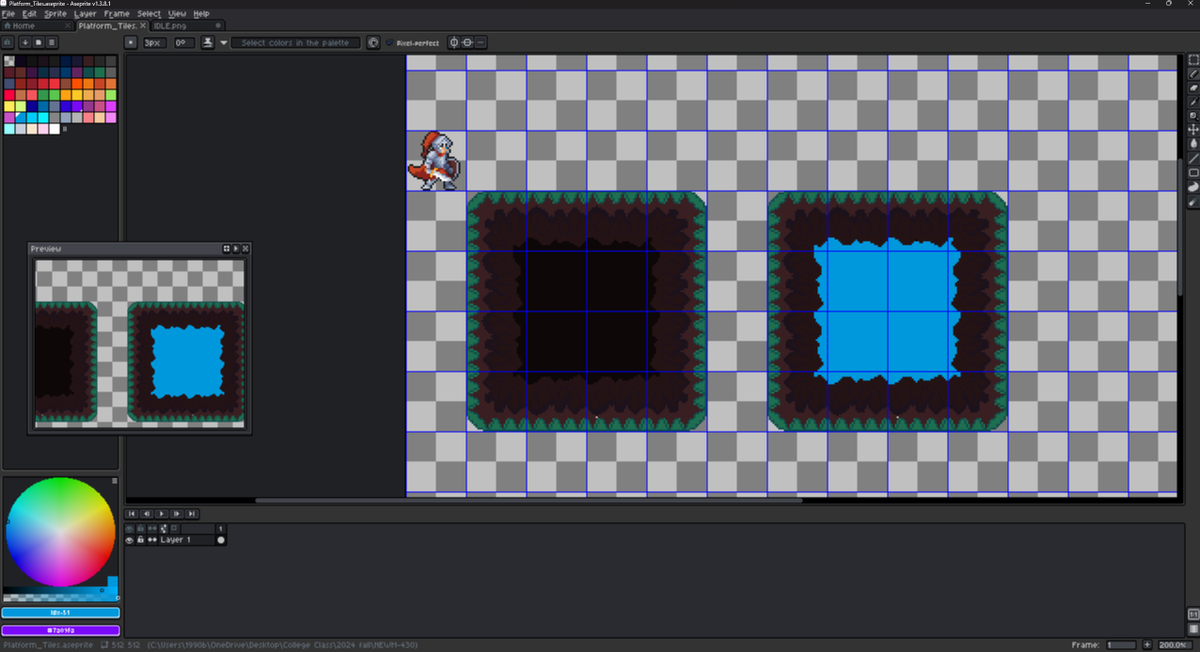 Sidewayz_Studio's tweet photo. Update 3.

-Player can have companion join them
-Player can escort companion 
-Companion falls from inventory when player gets hurt
-Performance increase 
-Tileset made(more coming soon)

#screenshotsaturday #workinprogress #fish #octopus #sea #gamedev #videogames #indiedev #art https://t.co/9tqr51qc7j